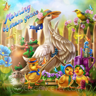 Morning of mom goose – Elegancefly